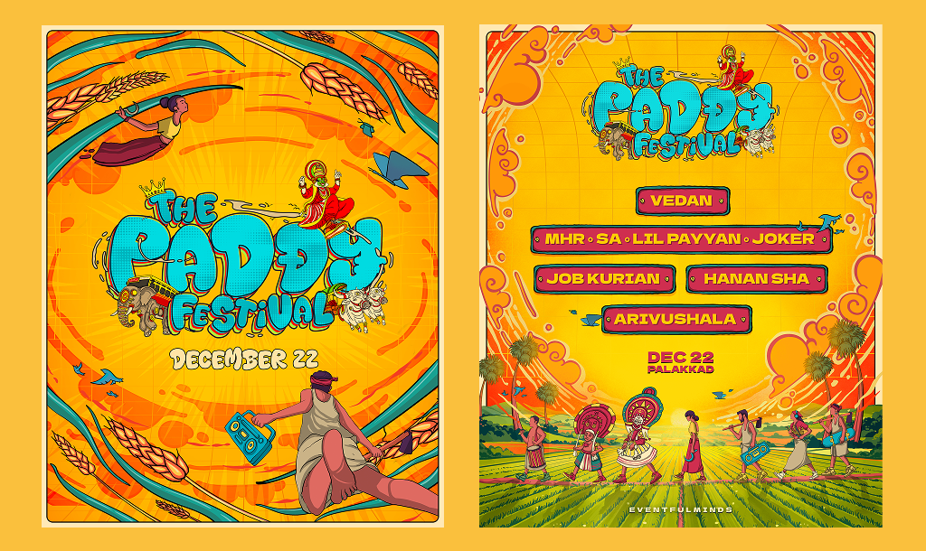 The Paddy Festival poster and line-up key art