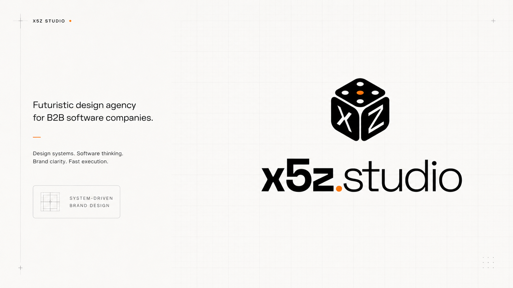 x5z studio logo mark and wordmark